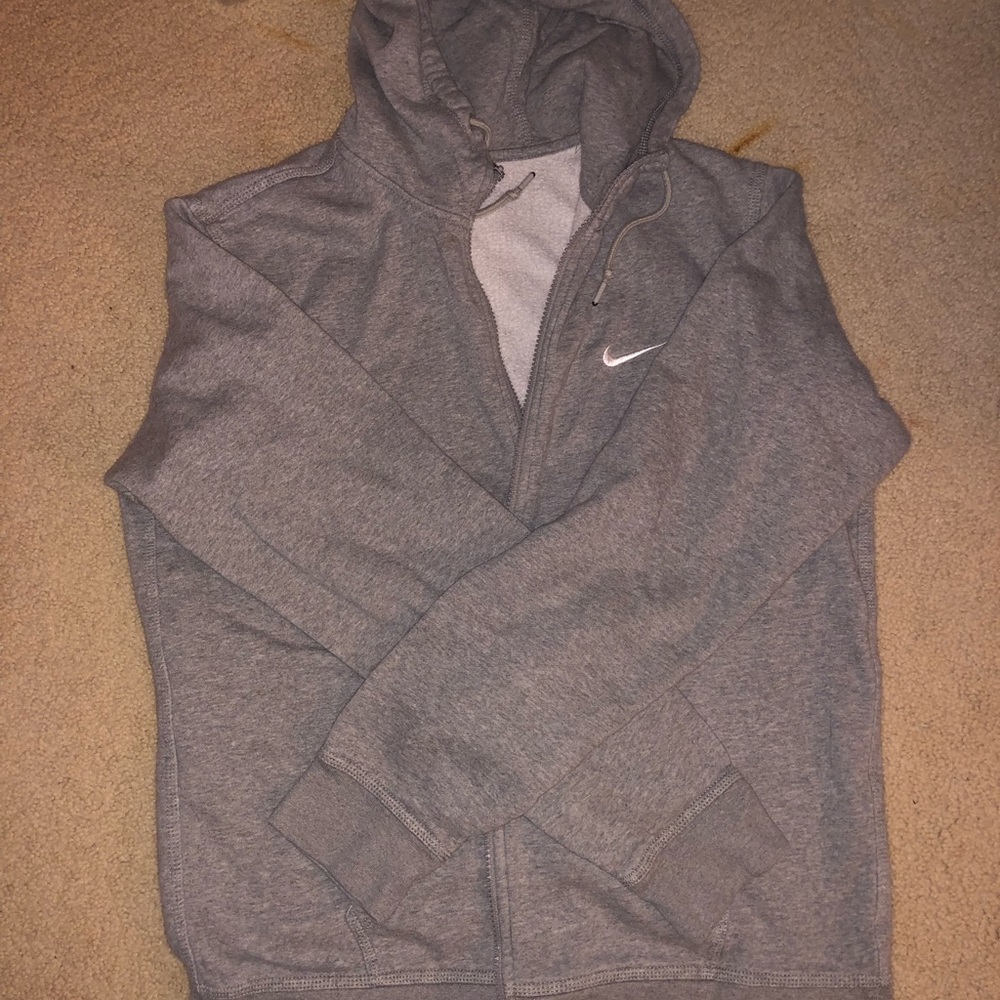 End grey full zip sweatshirt size large